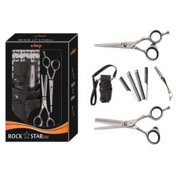 E-Kwip Scharenset Rock Star Set Zilver 5,5inch